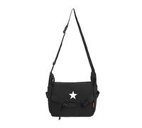 HIOPOIUYT Borsa a tracolla elegante e spaziosa per le donne di grande capacità in tinta unita borsa a tracolla da viaggio borsa a tracolla unisex alla moda