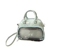 HIOPOIUYT Borsa a tracolla in PU alla moda Borse a tracolla multiuso Spaziose interne con manico superiore borsa per abiti quotidiani Borsa casual leggera, Verde, One Size