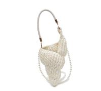 HIOPOIUYT Borsa a tracolla intrecciata a mano per le donne Borsa a tracolla alla moda Borsa elegante Maniglia superiore Incontri Conchiglie Donna Crossbody Moda Spalla Elegante Borsa a mano Conchiglie