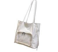 HIOPOIUYT Borsa a tracolla moderna elegante in PU borse da lavoro da donna borsa elegante con tasche multiple zaino da viaggio borsa a tracolla da viaggio, bianco, One Size