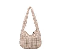 HIOPOIUYT Borsa a tracolla trapuntata di grande capacità borse a tracolla alla moda per shopping, lavoro, pendolarismo e viaggi grande borsa a tracolla, Giallo, One Size