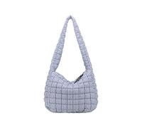 HIOPOIUYT Borsa a tracolla trapuntata di grande capacità borse a tracolla alla moda per shopping, lavoro, pendolarismo e viaggi grande borsa a tracolla, grigio, One Size