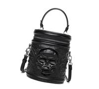 HIOPOIUYT Borsa Hoboes da donna in pelle Sterevunk Borsa a tracolla con cerniera Casual Crossbody Bag con cinghie rimovibili Borse a tracolla con cerniera, Fbg412bk, Taglia unica