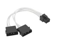 HIOPOIUYT Cavo di alimentazione Doppio 4Pin A 6Pin Connettori Per PCIe Scheda Grafica Sostituzione Per Accessori Scheda Video Cavo di Alimentazione GPU