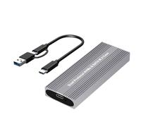 HIOPOIUYT Contesto della Custodia in Alluminio per Azionamenti A Doppio Protocolli USB C 3.2 Speed Rapido Installazione Insolves Disco Solido Scatola Rapida USB C Solid Disk Disco