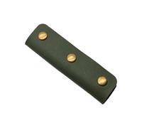 HIOPOIUYT Coperture flessibili in pelle PU che forniscono superfici antiscivolo Pratico fissaggio a scatto fissaggio per borsa fibbia fissa protezione maniglia borsa, Verde, One Size