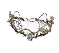 HIOPOIUYT Copricapo da donna per Halloween, Natale, matrimonio, foglia, cerchietto, fate, fascia per capelli