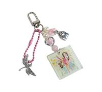 HIOPOIUYT Disc Musica Artistica Keeychain Music Made Music Tieyrings Portable Accessorio Presente Per Amiche Coppie Occasions Castano Bagagli Alla
