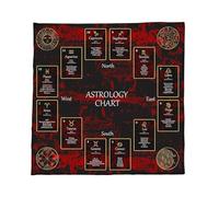 HIOPOIUYT Divinazioni Tovaglia Costellazioni Astrologia Tarocchi Carta Tovaglia Altari Panno Divinazioni Gioco Da Tavolo Accessorio Altari Tarocchi Panno di Carta