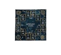 HIOPOIUYT Divinazioni Tovaglia Costellazioni Astrologia Tarocchi Carta Tovaglia Altari Panno Divinazioni Gioco Da Tavolo Accessorio Altari Tarocchi Panno di Carta