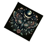 HIOPOIUYT Divinazioni Tovaglia Farfalla Fiore Astrologia Tarocchi Carta Tovaglia Altari Panno Gioco Da Tavolo Accessorio Carta Tovaglia Decorazione Della Parete