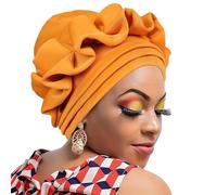 HIOPOIUYT Donne Africane Preparata Per Turbante Chemio Chemio Chemioterap Leggero Nodo Floreale Copertina Torri Africani Capite Turbante Africano Turbans Turbans Torbans Carpa