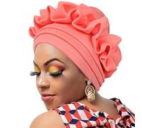 HIOPOIUYT Donne Africane Preparata Per Turbante Chemio Chemio Chemioterap Leggero Nodo Floreale Copertina Torri Africani Capite Turbante Africano Turbans Turbans Torbans Carpa