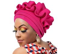 HIOPOIUYT Donne Africane Preparata Per Turbante Chemio Chemio Chemioterap Leggero Nodo Floreale Copertina Torri Africani Capite Turbante Africano Turbans Turbans Torbans Carpa