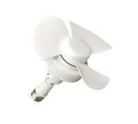 HIOPOIUYT E27 Ventilatore Da Tavolo Portatile Direzione Regolabile Flessibile E27 Raffreddamento Per Camera Da Letto Studio Cucina Ufficio Desk Fan