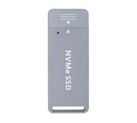 HIOPOIUYT Easy NVME HDDS RECOLO con Raffreddamento in Lega Alluminio per 2230 2280 Satas E Pcie unità da Nvme Adattatori USB PCIe M