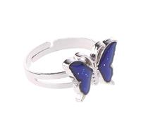 HIOPOIUYT Elegante anello che cambia colore - anello per bambini con temperatura emotiva - regolabile unisex, come da immagine