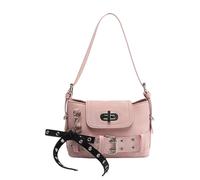 HIOPOIUYT Elegante borsa a tracolla in pelle PU Borsa a tracolla casual borsa da sera per feste di viaggio e shopping Borsa ascellare alla moda per lavoro e appuntamenti, B, One Size