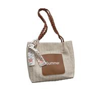 HIOPOIUYT Elegante borsa a tracolla intrecciata a mano elegante e funzionale moderna borsa tessuta di grande capacità Trend Borsa tessuta a mano Borsa a tracolla tessuta di grande capacità Accessorio