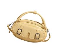 HIOPOIUYT Elegante borsa a tracolla per le donne con manico superiore messaggeri tinta unita in pelle PU borsa a tracolla semplice borsa a tracolla semplice tracolla tracolla in pelle PU Messenger