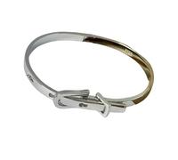 HIOPOIUYT Elegante cintura regolabile braccialetti unisex gioielli moda metallo lega texture presente per donna e uomo regolabile