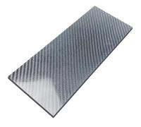 HIOPOIUYT Finitura Finitura Foglio Fibre Carbonio da 100x250 Mm Pannello A in Twill Leggero per Droni Accessori per Auto A velocità velocità in Fibra Carbone Composito/Parti del
