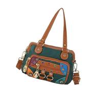 HIOPOIUYT Hoboes Borsa da donna in pelle dolce borsa a tracolla con cerniera casual borsa a tracolla con cinghie rimovibili regali borsa a tracolla per le donne, B, One Size