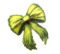 HIOPOIUYT Mensola decorativa in legno verde a forma di alberi di Natale a forma di mensola galleggiante Featurings Bowknot Per Home Office Decors