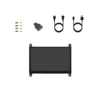 HIOPOIUYT Monitoraggio Toutensibile da 5 Pollici Portatile 1024x600 Adattatore HDTV Easy Installazione per 3B+ 4B Accessori per La Scheda Sviluppo Visualizzazione della Console Gioco