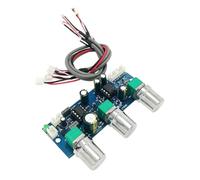HIOPOIUYT NE5532 2.1 Canali Scheda Preamplificatore uditivo Low Pass Filtro Circuito Controllo Subwoofer Filtro Singolo Alimentazione Scheda Auditory