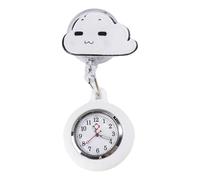 HIOPOIUYT Orologio da infermiere in silicone con cordino elastico per controllare il tempo e l'operatore sanitario, D