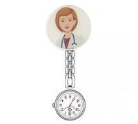 HIOPOIUYT Orologio Tascabile Per Infermiere In Lega Leggera Con Facile Funzione Attaccamento A Clip Per E Infermieri In Ambiente Clinico Lievizione Infermieristica Leggera