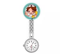 HIOPOIUYT Orologio Tascabile Per Infermiere In Lega Leggera Con Facile Funzione Attaccamento A Clip Per E Infermieri In Ambiente Clinico Lievizione Infermieristica Leggera