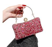 HIOPOIUYT Pochette da sera per le donne, pochette da matrimonio, borsa a tracolla con catena, piccola borsa a tracolla, borsa a tracolla per abito da cocktail