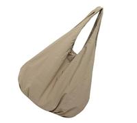 HIOPOIUYT Pratica borsa a tracolla in tessuto di nylon per le donne elegante e pratica borsa shopper casual per studenti e borsa in nylon professionale, cachi, One Size