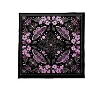 HIOPOIUYT Stella Fiore Modello Astrologia Tovaglia Tarocchi Divinazioni Tovaglia Altari Panno Gioco Da Tavolo Accessorio Carta Tovaglia Decorazione Della Parete