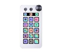 HIOPOIUYT StreamDeck Miniatura Visual Tastiere 15Keys StreamDeck LCD Pulsante Creazione Contenuti Live Controller Dogana Pulsante Per PC