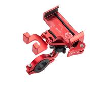 HIOPOIUYT Supporto per telefono per bici regolabile Monte Monte Scooter Clip Moto Manubrio Morsetti Supporto per telefono