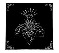 HIOPOIUYT Tarocchi Tovaglioli Tovaglia per Occhio Fly Pattern Astrology Vaschetto Divinazioni Schede Stoffa Decorazione Mura
