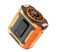 HIOPOIUYT Ventilatore da tavolo multiuso 100 livelli di controllo del vento e cinghie in vita per campeggio all'aperto scrivania regolabile LED