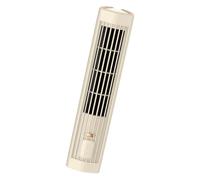 HIOPOIUYT Ventilatore da tavolo silenzioso con velocità regolabile, ricaricabile, struttura ABS, adatto per uso multifunzionale in ufficio o a casa torre senza lama