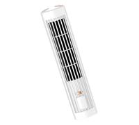 HIOPOIUYT Ventilatore da tavolo silenzioso con velocità regolabile, ricaricabile, struttura ABS, adatto per uso multifunzionale in ufficio o a casa torre senza lama