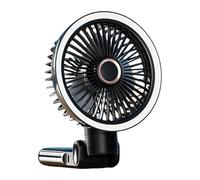 HIOPOIUYT Ventilatore da tavolo USB ricaricabile a batteria regolabile con morsetto dispositivo di raffreddamento per stazioni di lavoro tenda per asilo nido piccolo ventilatore USB per campeggio e