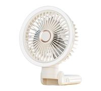 HIOPOIUYT Ventilatore da tavolo USB ricaricabile a batteria regolabile con morsetto dispositivo di raffreddamento per stazioni di lavoro tenda per asilo nido piccolo ventilatore USB per campeggio e