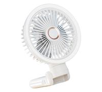 HIOPOIUYT Ventilatore da tavolo USB ricaricabile a batteria regolabile con morsetto dispositivo di raffreddamento per stazioni di lavoro tenda per asilo nido piccolo ventilatore USB per campeggio e