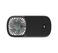 HIOPOIUYT Ventilatore portatile piccolo all'aperto di raffreddamento 1200mAh Tabella 100 Impostazione di velocità adatto per viaggi e attività all'aperto Ventilatore portatile
