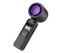 HIOPOIUYT Ventilatore portatile piccolo da esterno 4000mah con 199 velocità regolabile ricaricabile per viaggio casa campeggio esterno ricaricabile ventilatore portatile