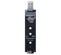 HIOPOIUYT ZINCS Lega HDDS RECOLO USB 3.2 Adattanti da 10 Gbps Supporta 2 NVME B+M Chiave HDDS Inclusi Adattatori SSD Compatibili con Strumento UASP