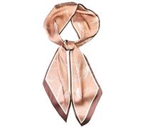 Hioyiwes sciarpa di raso moda sciarpa per capelli spiaggia testa avvolge collo sciarpa foulard donna sciarpa moda regalo, B13 - Medusa rosa (15 x 150 cm), 59