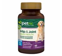 Hip & Articolazioni per Cani 500 MG/1000 MG Livello 1 60 Conte By Pet NC